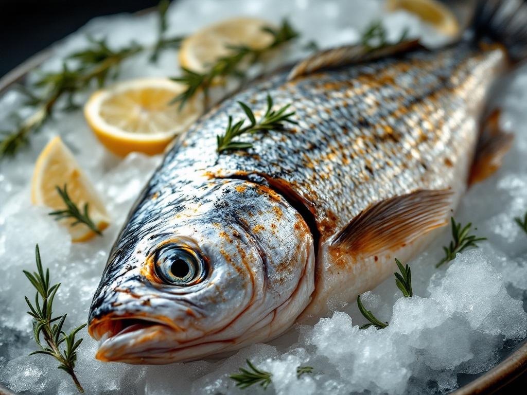 Fresh Mediterranean Sea Bass