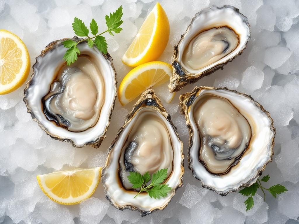 Fresh Oysters on Half Shell